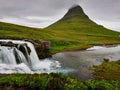 Kirkjufell mountain and waterfall