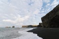 Kirkjufjara Beach in the south of Iceland