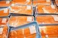Kirkland signature farmed salmon at store