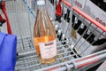 Kirkland Signature Prosecco Rose wine in cart, at store