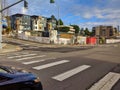 Construction of apartments and shops in downtown Kirkland, off of Central Way and 3rd Street