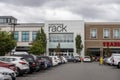 Kirkland, WA USA - circa July 2021: Street view of a Nordstrom Rack discount clothing store in the Totem Lake area