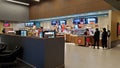 Kirkland, WA USA - circa October 2021: View of the interior of a Cinemark movie theater Royalty Free Stock Photo