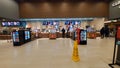 Kirkland, WA USA - circa October 2021: View of the interior of a Cinemark movie theater Royalty Free Stock Photo