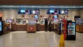 Kirkland, WA USA - circa October 2021: View of the interior of a Cinemark movie theater Royalty Free Stock Photo