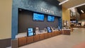 Kirkland, WA USA - circa October 2021: View of the interior of a Cinemark movie theater Royalty Free Stock Photo