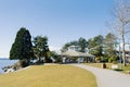 Kirkland, Washington, USA. February 2020.Gazebo or pavilion for outdoor wedding ceremonies