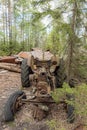 Kirkoe Mosse Bilkyrkogard Wrecked Tractor