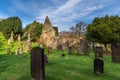 Kirkoswald Graveyard Ayrshire made famous by Robert Burns. Royalty Free Stock Photo