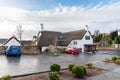 Thatched Roofs of Souter`s Inn Kirkoswald Scotland Royalty Free Stock Photo