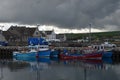 Harbour and inshore fishing fleet in Kirkwall, Mainland island, Orkney Scotland