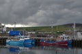 Harbour and inshore fishing fleet in Kirkwall, Mainland island, Orkney Scotland