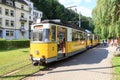 Kirnitzschtal tramway in Bad Schandau, Saxon Switzerland