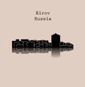 Kirov, Russia city silhouette