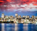 Kirribilli night skyline in Sydney, Australia Royalty Free Stock Photo