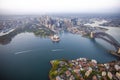 Kirribilli Suburb Peninsula in Sydney Harbour, Australia Royalty Free Stock Photo