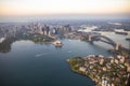 Kirribilli Suburb Peninsula in Sydney Harbour, Australia Royalty Free Stock Photo