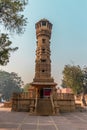 Kirti Stambh, Hutheesing Temple, Ahmedabad, Gujarat-India. Royalty Free Stock Photo