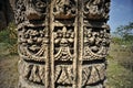 Kirtimukha is the name of a swallowing fierce monster face with huge fangs and gaping mouth carved on a pillar