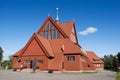 Kiruna Church in the Summer Royalty Free Stock Photo