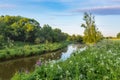 Kirzhach river in Vladimir region. Russia Royalty Free Stock Photo