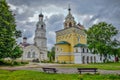 Annunciation Monastery buildings in Kirzhach town Royalty Free Stock Photo