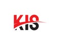 KIS Letter Initial Logo Design Vector Illustration Royalty Free Stock Photo