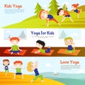 Kis Yoga Horizontal Banners Set