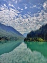 Kishanganga Dam built on Neelum river in Neelum Valley Gurez Kashmir Royalty Free Stock Photo