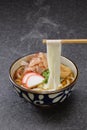 Kishimen, Japanese flat type udon noodle dish