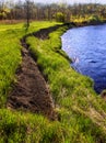 Kishwaukee River Bank Erosion Illinois