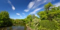 Kishwaukee River in Illinois Royalty Free Stock Photo