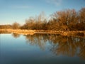 Kishwaukee River in Illinois Royalty Free Stock Photo