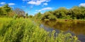 Kishwaukee River in Northern Illinois Royalty Free Stock Photo