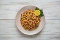 Kisir - Traditional Turkish food bulgur salad. Royalty Free Stock Photo