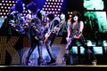 Kiss during the concert