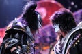 Kiss during the concert