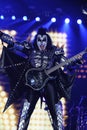 Kiss , Gene Simmons during the concert