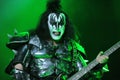 Kiss , Gene Simmons  during the concert Royalty Free Stock Photo