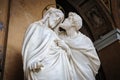 Kiss of Judas statue Royalty Free Stock Photo