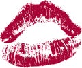 Kiss Lips Royalty Free Stock Photo