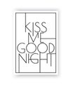 Kiss me good night, vector