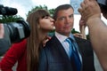 Kiss Medvedev Royalty Free Stock Photo