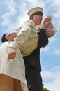 The Kiss, or Unconditional Surrender, Statue Royalty Free Stock Photo