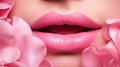 kissable lips pink Royalty Free Stock Photo