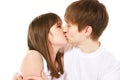 Kissing couple Royalty Free Stock Photo