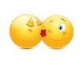 Kissing emoticons