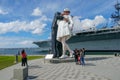 Kissing sailor statue, Port of San Diego.