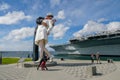 Kissing sailor statue, Port of San Diego.