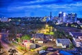 Kisumu Skyline at night Royalty Free Stock Photo